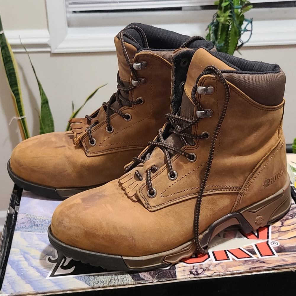 Rocky Aztec Women's Steel Toe Boot Size 9.5